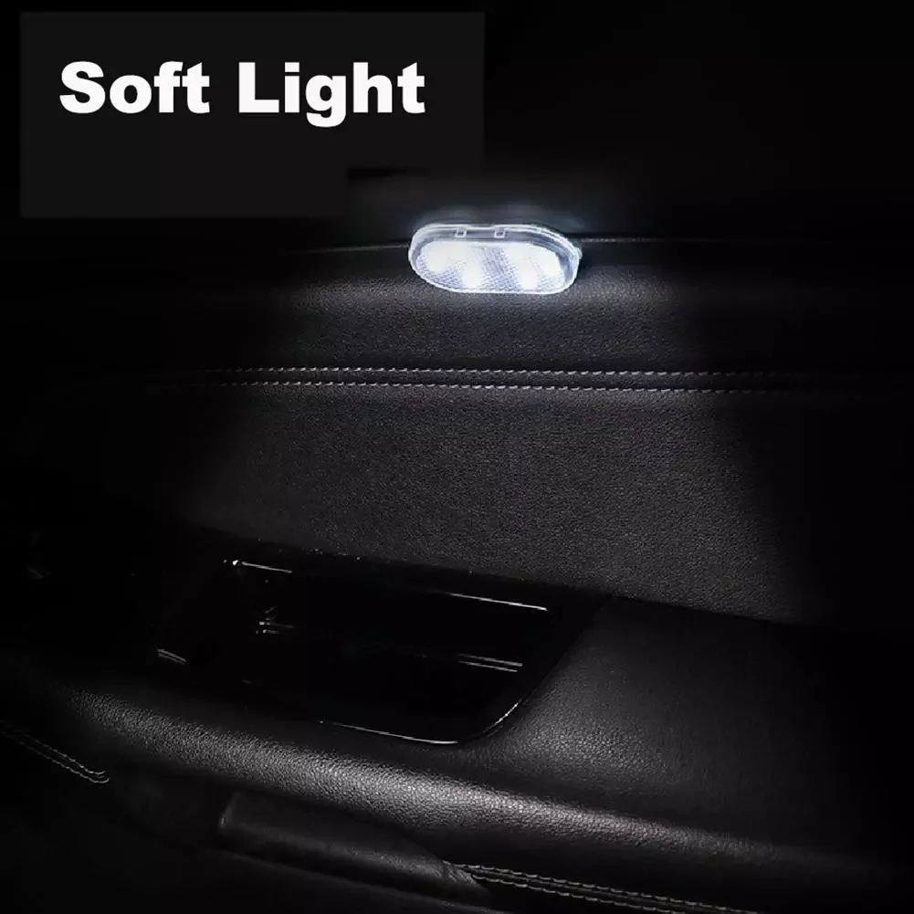 

Accesorios moto Colors Car Interior Light Auto Roof Ceiling Reading Lamp LED Car Styling Night Light Mini USB Charging Car Light
