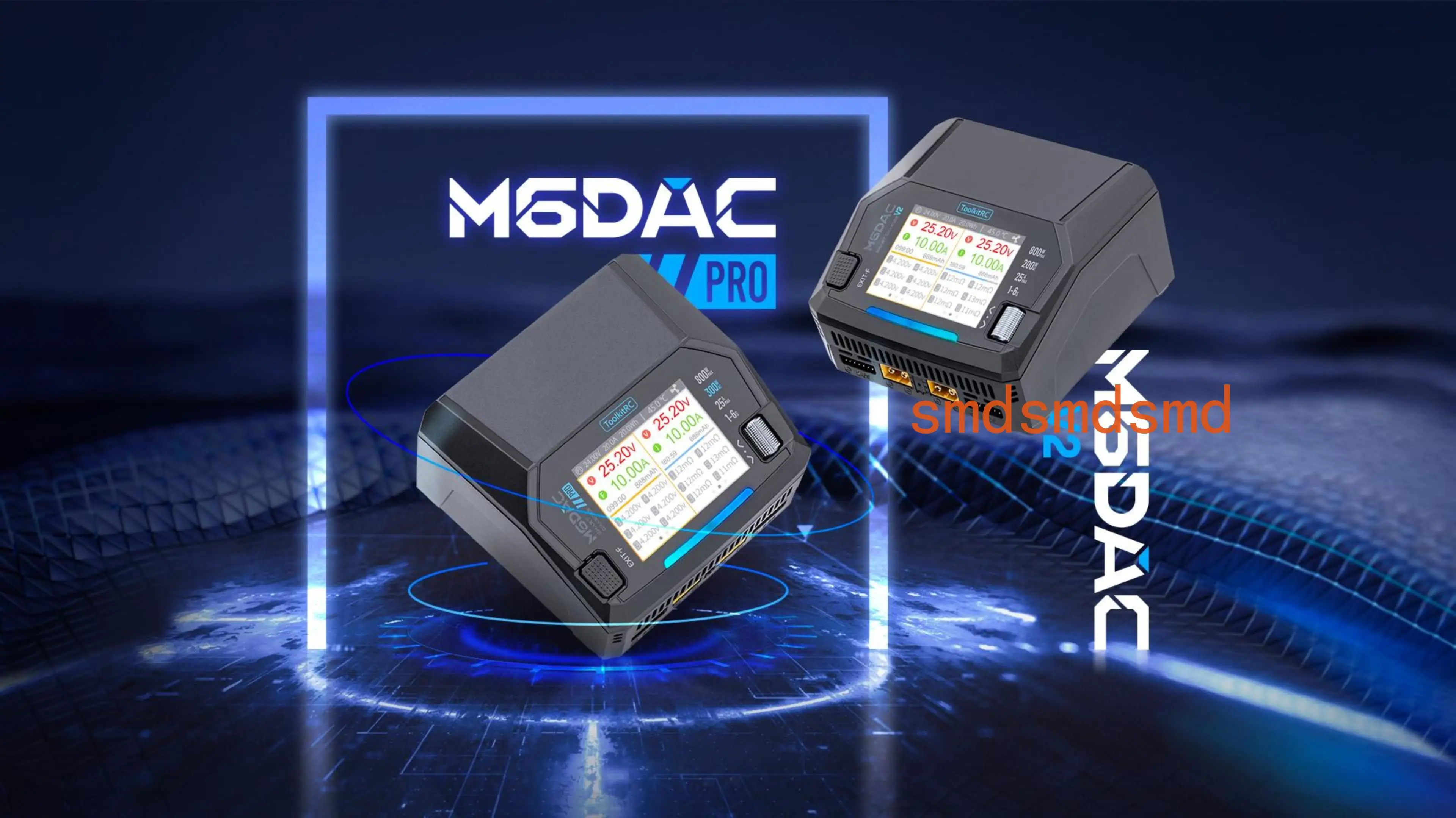 Фото Комплект RC-контроллеров M6DAC PRO & V2 @ 18A AC300W DC800W по специальной цене (раннее бронирование) с беспроводной зарядкой, двухканальный №2