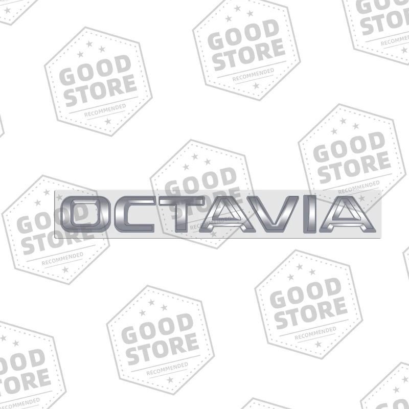 

Металлический кузов автомобиля для Skoda Octavia Superb глянцевый черный значок с буквами 3D эмблема заднего крыла наклейка на багажник наклейка автоаксессуар