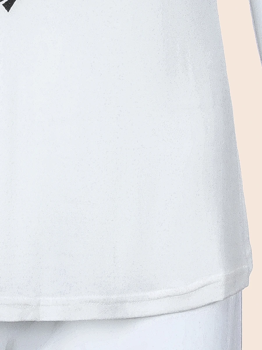 Базовая Женская майка с глубоким круглым вырезом и принтом в виде сердца - купить