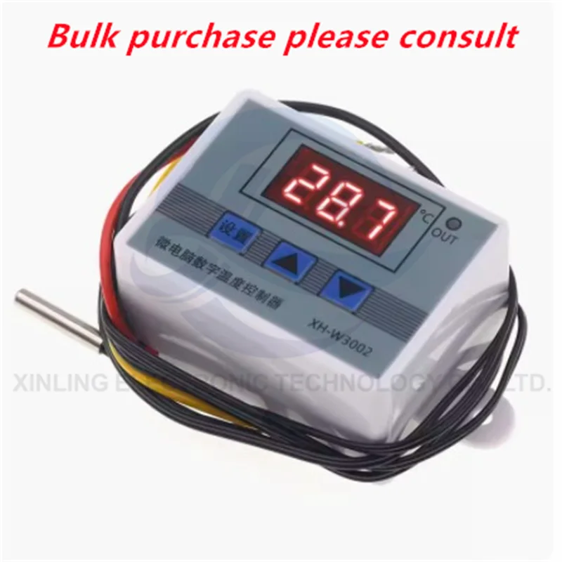 

W3002 microcomputer digital display intelligent temperature controller module Switch double temperature double control temperatu
