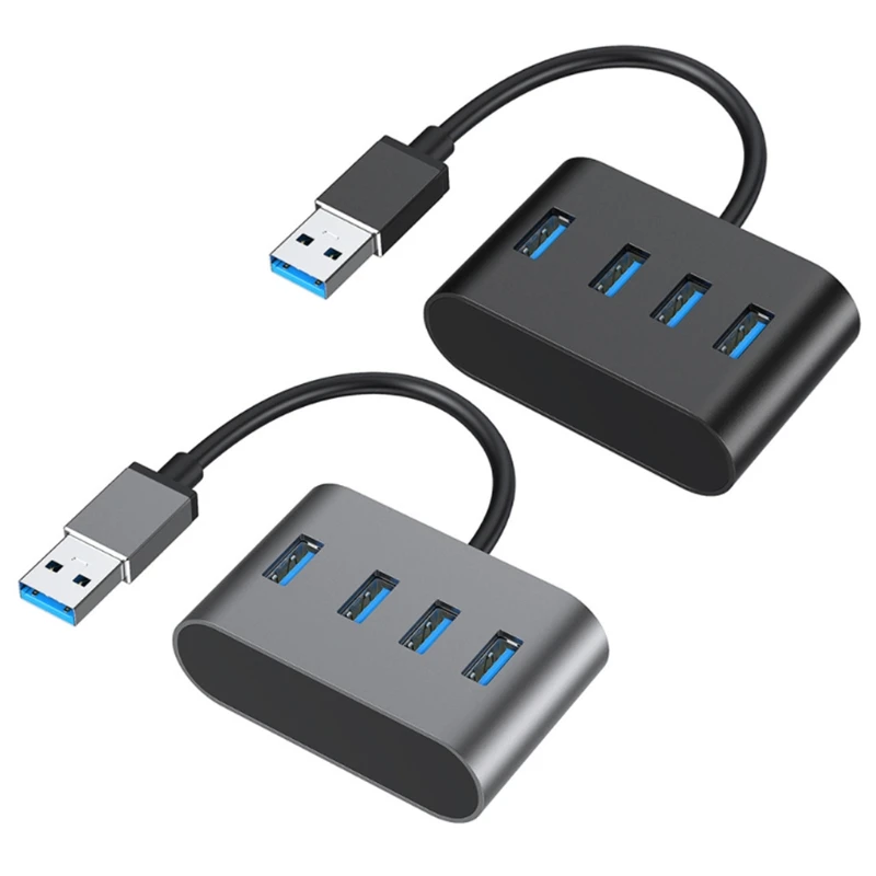 

USB 3.0 Hub Multi USB Splitter 4 Port Multiple Expander 2.0 No Driver Required Plug and Play for PC Windows,