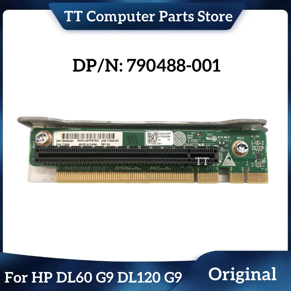 Карта Расширительная TT Оригинальная для HP DL60 G9 DL120 G9 PCI-E 790488-001 773935-001, быстрая доставка