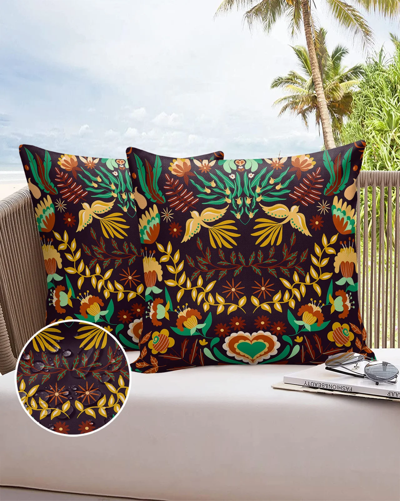 

2/4 шт., водонепроницаемые чехлы для подушек, 40/45/50/60/66 см