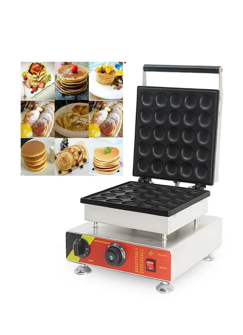 Электрическая блинница вафельница двойная пластина 25 отверстий 110 В 220