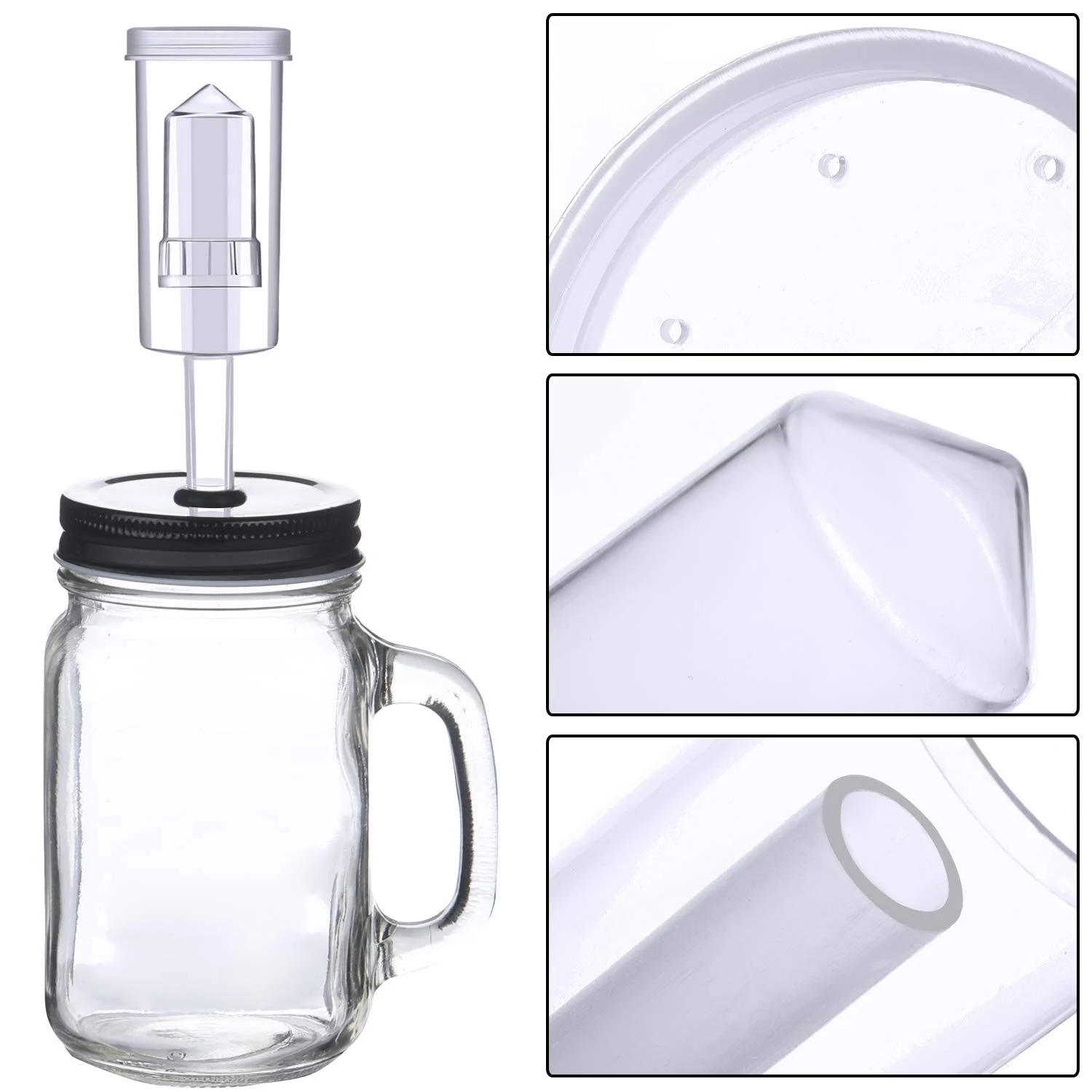 Airlock Set for Fermentation 20 Pieces Silicone Grommets and 6 Plastic Preserving Brewing Making Wine Ferm