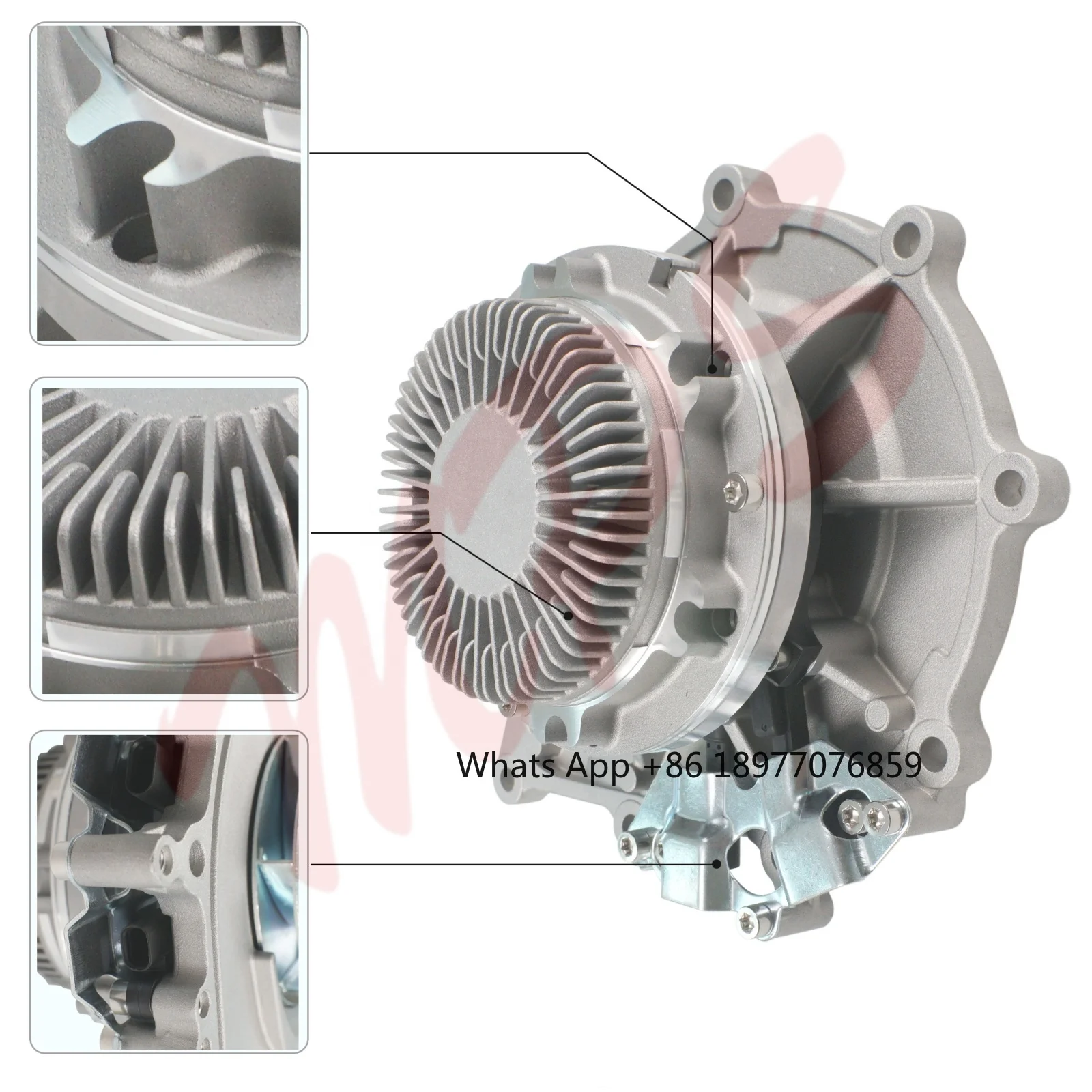 Для двигателя Mercedes Benz OM471 LA Detroit DD13 DD15 DD16 4702000101 4702000201 4712000401 4712000901 Водяной насос для