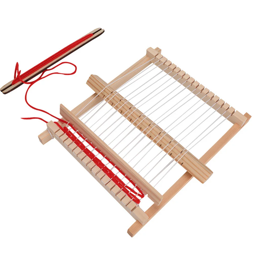 

Weaving Loomwooden Kids Diy Handloom Tool Looms Kit Tapestry Potholder Darningframe Adults Machine Kits Beginners Making Blanket