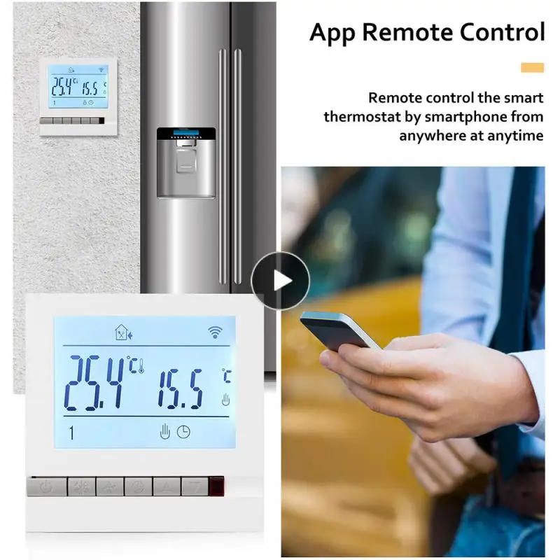 

WiFi Smart Thermostat Electric Floor Heating Water Gas Boile Temperature Controller LCD Emperature Remote Controller For Alexa