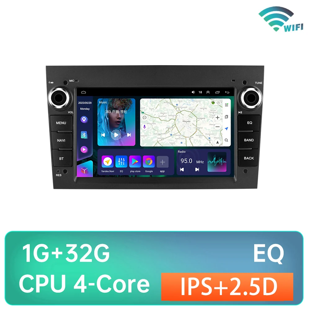 

5G WIFI Android 12 Автомобильный радиоприемник GPS-плеер для Opel Astra H J 2004 Vectra Vauxhall Antara Zafira Corsa Vivaro Meriva Veda Carplay