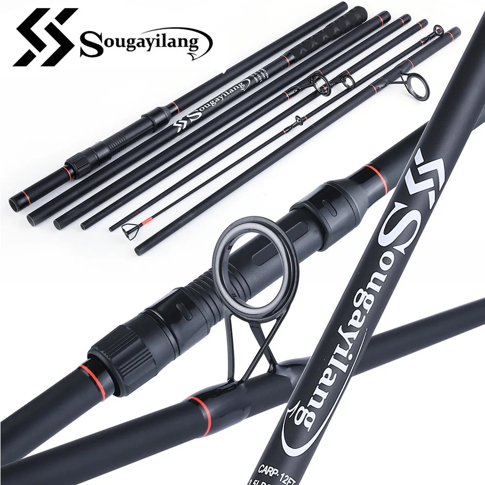 

Sougayilang 3.0M/ 3.6M 6/7 Sections Carp Fishing Rod Feeder Hard Carbon Fiber Fishing Rod Travel Fishing Pole Fishing Tackle