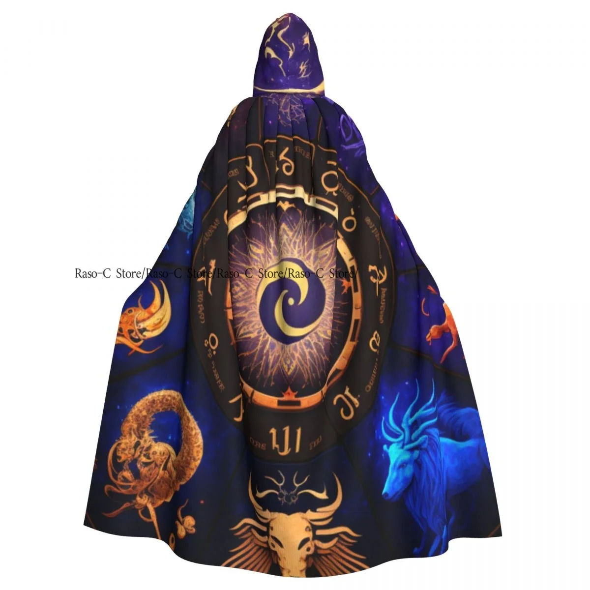 Повседневные карты всех созвездий плащ с капюшоном из полиэстера унисекс ведьмы