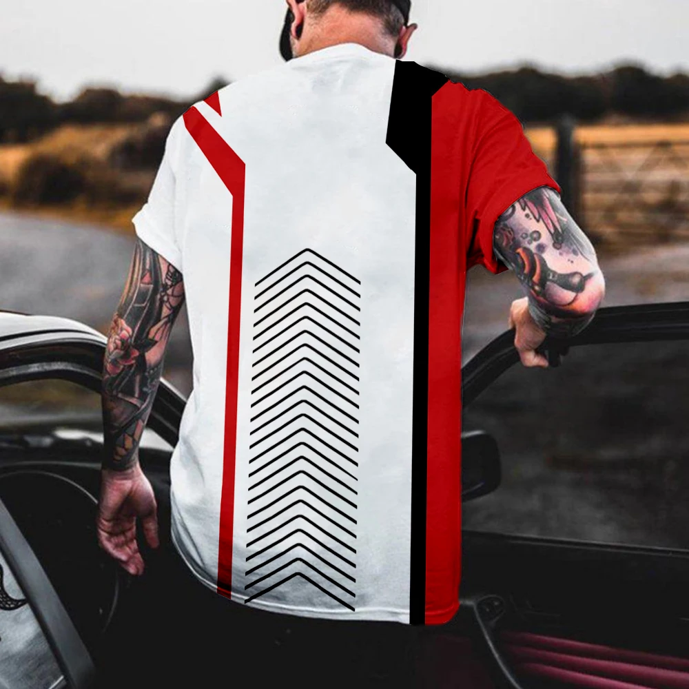 

Hot sales Summer Trendy Men's 3d Printed T-shirt Fashion O-neck Oversized T Shirt For Men Casual All-match Short Sleeve ​top Tee