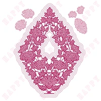new arrival pretty wreath metal cutting dies scrapbook diary paper photo decoration embossing template diy greet card moulds