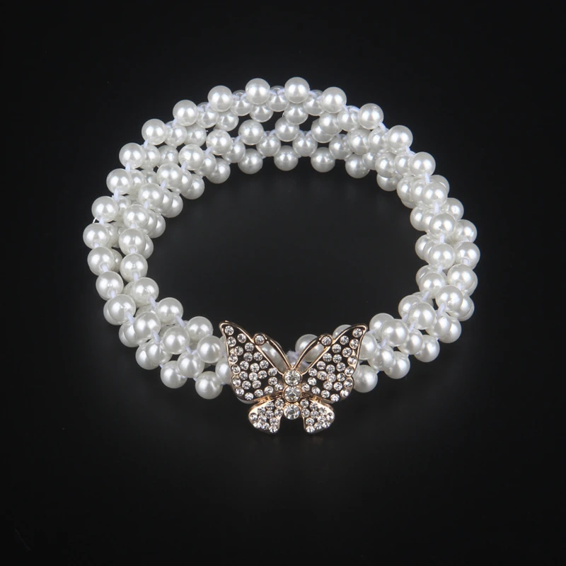 

Imitation Pearl Belt Women's Thin Decorative Style Waist Chain Business Suit And Dress Accessories White Waist Seal Narrow Belt