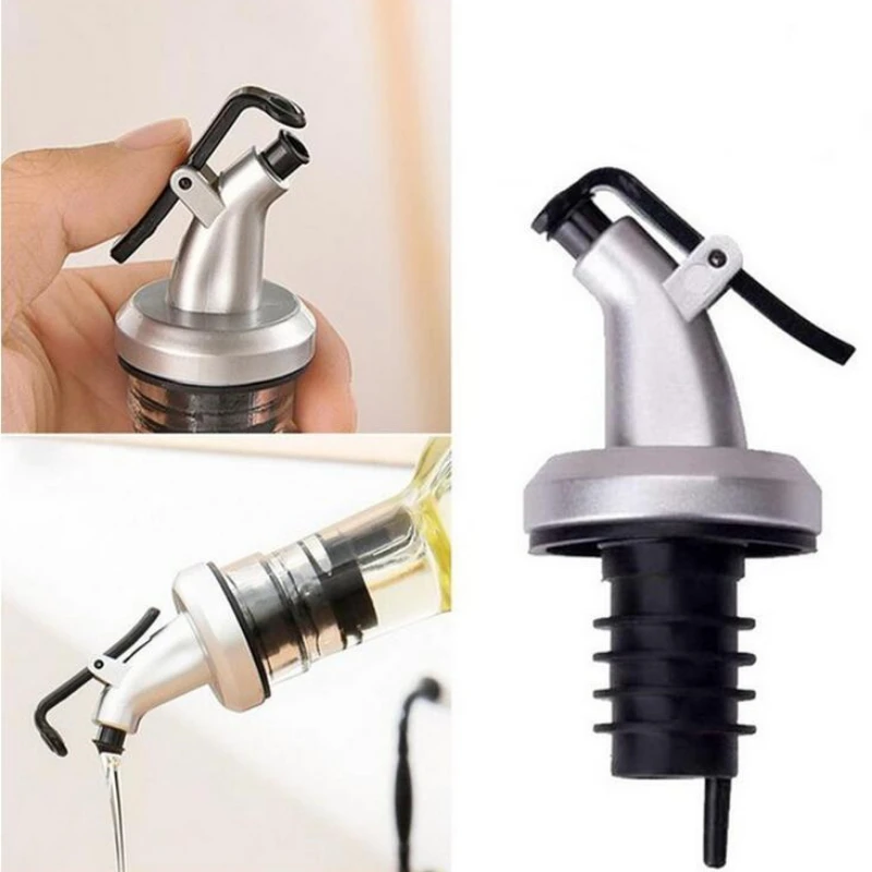 

Oil Bottle Stopper Cap Dispenser Sprayer Seal Leak-proof Food Grade Rubber Nozzle Sprayer Liquor Dispenser Kitchen gadget tools