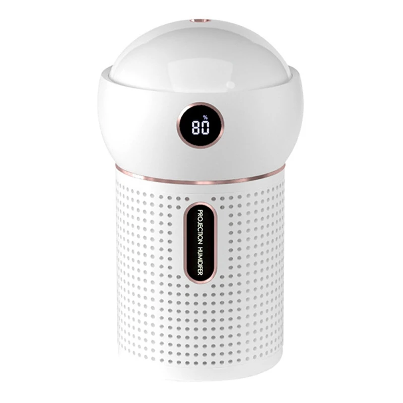 

1Set USB Rechargeable Essential Oil Diffusers Moisturizing Spray Steam Maker White