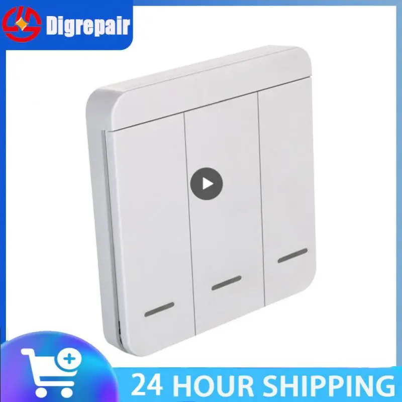 

Remote Control Smart Home Remote Wireless Remote Control Random Paste 433 Mhz Wall Switch Intelligent Switch Wiring Free