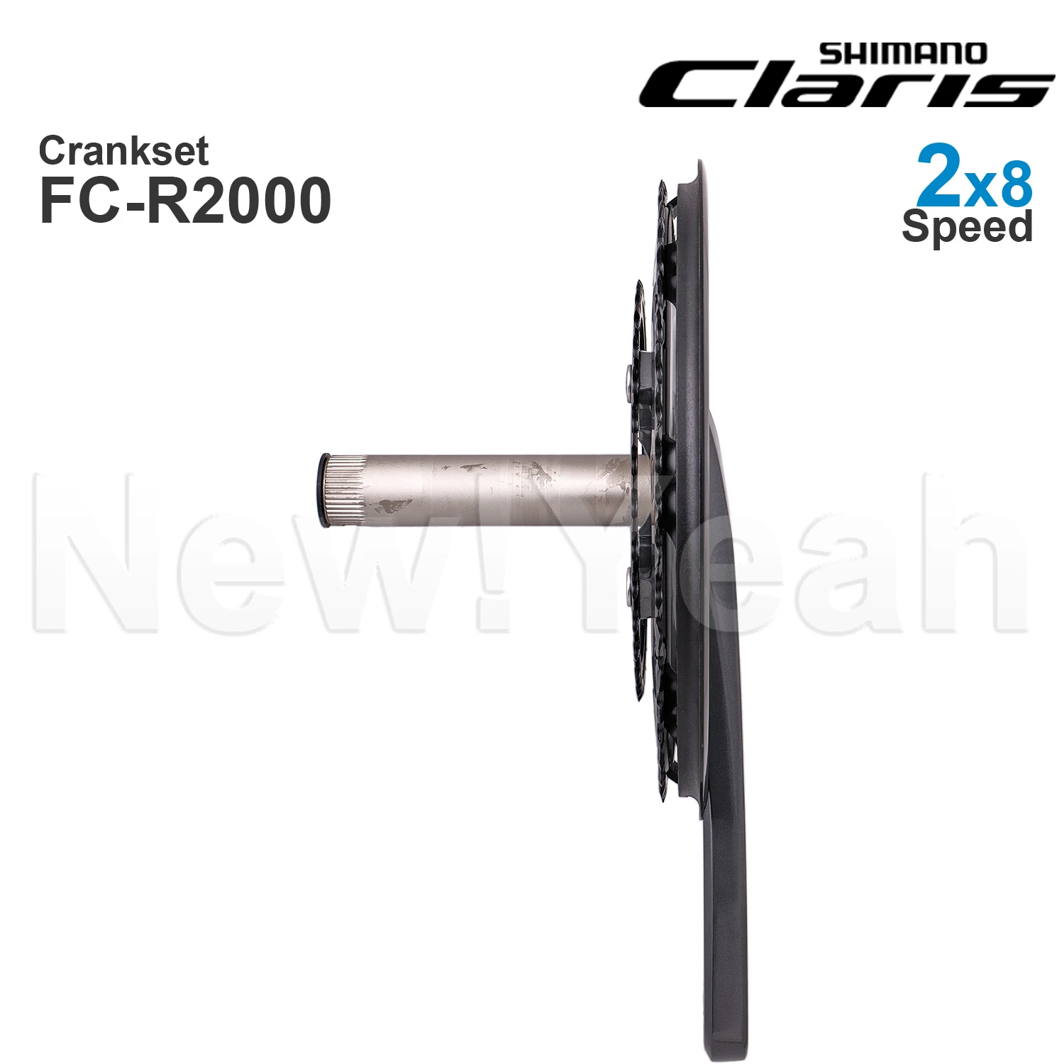 Фото Комплект шатунов SHIMANO CLARIS R2000 FC-R2000 50-34T 2x8 скоростей для шоссейного велосипеда, оригинал №3