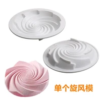 whirlwind silicone cake mold decorating tools non stick pastry pan party mousse dessert baking mould kitchen bakeware