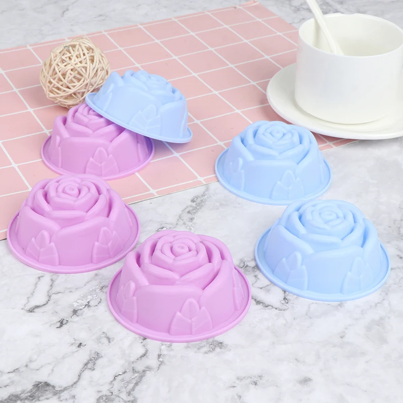 

6pcs/lot DIY Silicone Mold Cupcake Cake Mold Muffin Baking Silicone Cake Mold Muffin