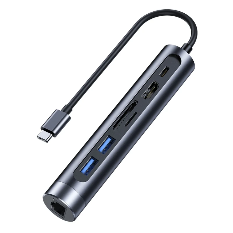 

Док-станция 7 в 1 с кабелем 150 мм, USB 100x2 + HDMI