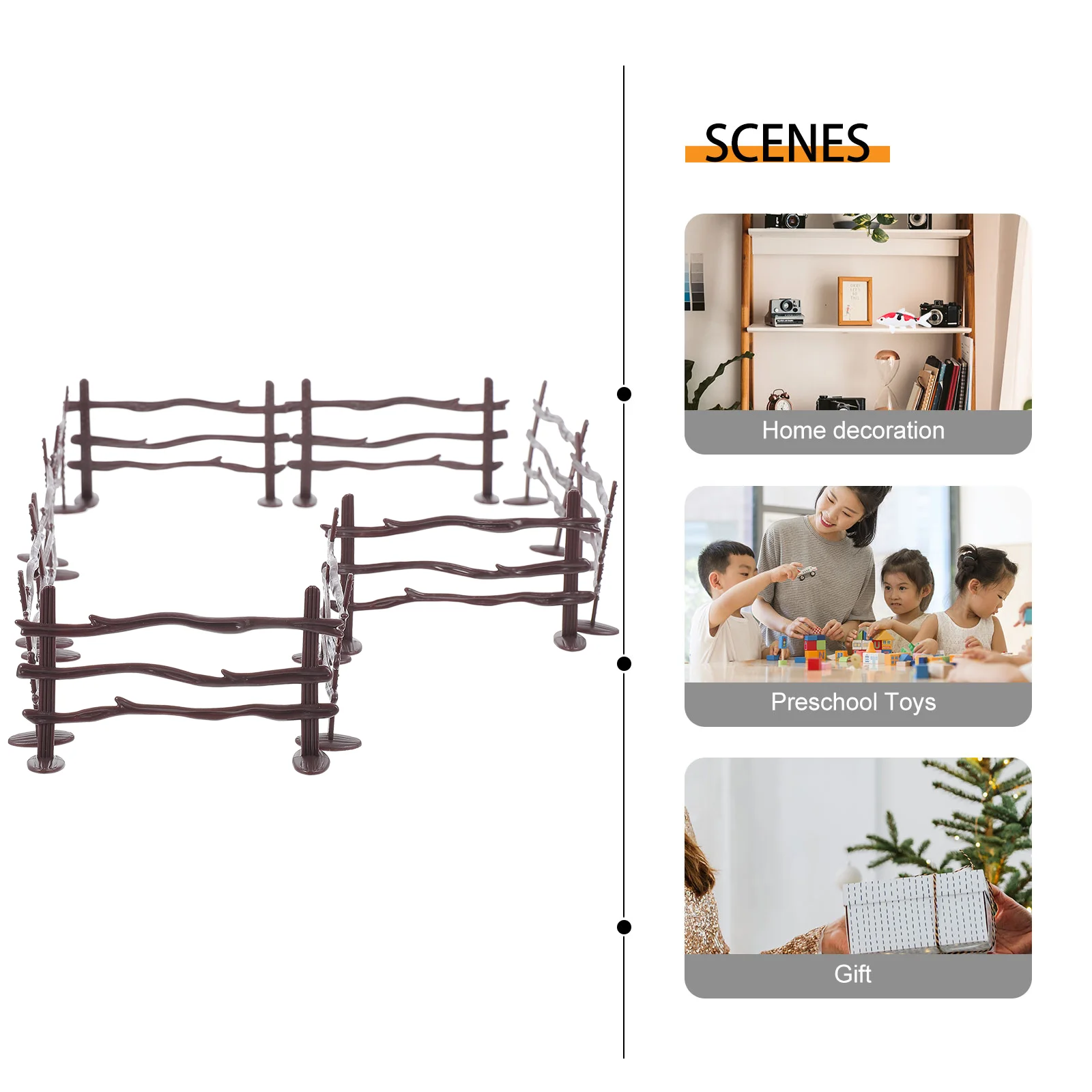 Украшения для забора 20 шт