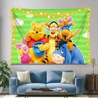 disney winnie the pooh tapestry wall hanging bedroom room decoration tapestry blanket for home decration wall art