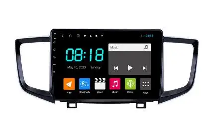 

9" Octa Core 1280*720 QLED Screen Android 10 Car monitor Video Player Navigation For Honda Pilot 2016-2022