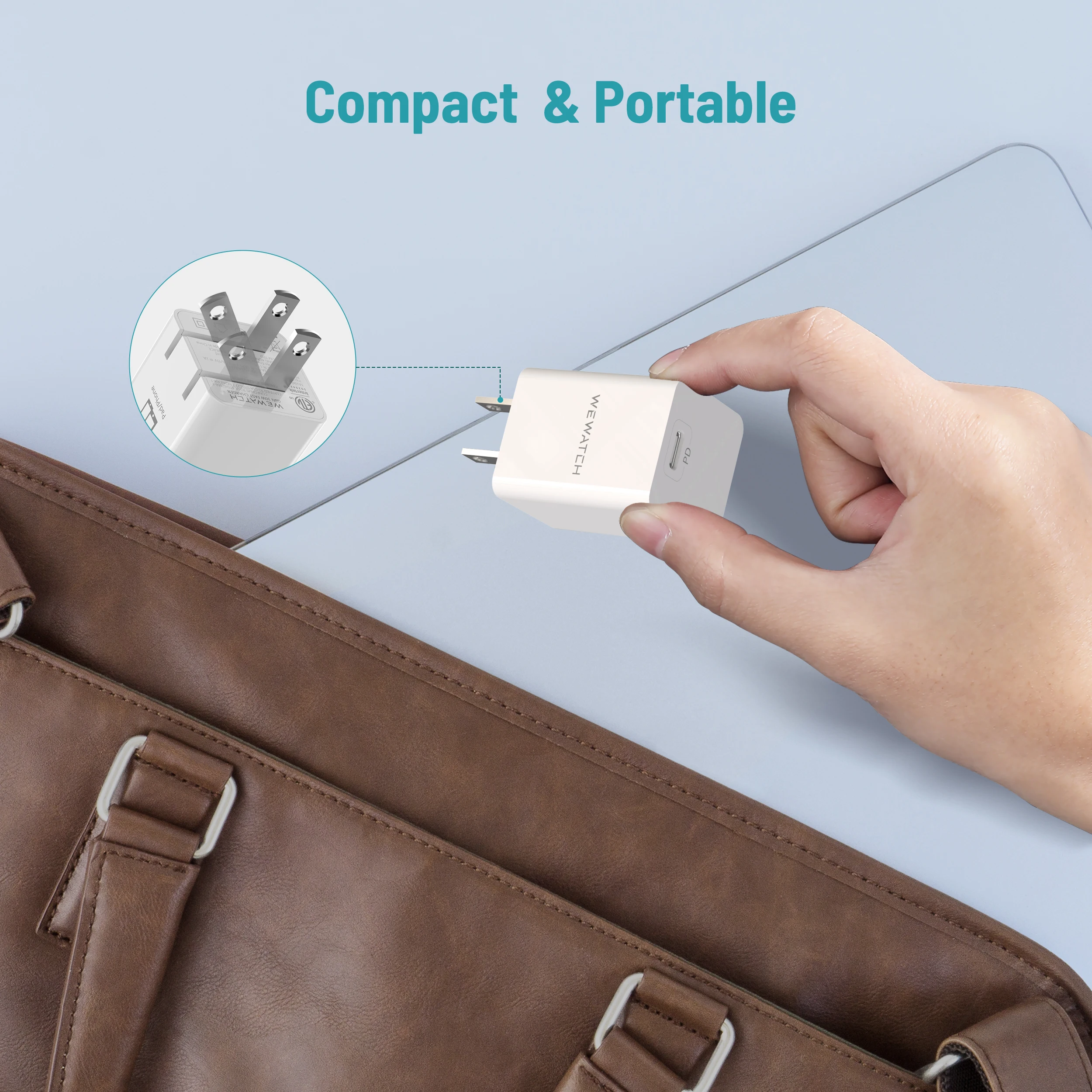 Устройство зарядное сетевое складное 30 Вт USB Type C PD 3 0 |