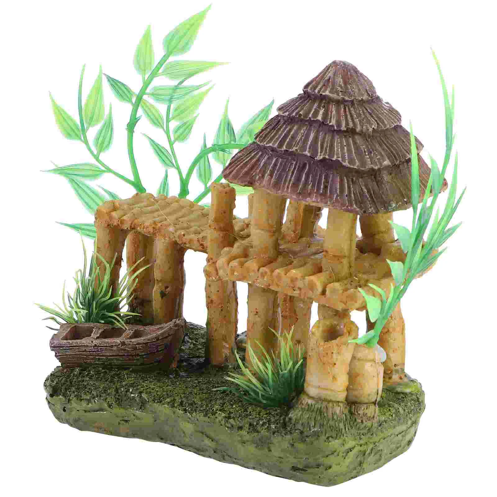 

Аквариум Имитация павильона орнамент изысканный аквариум креативный дом