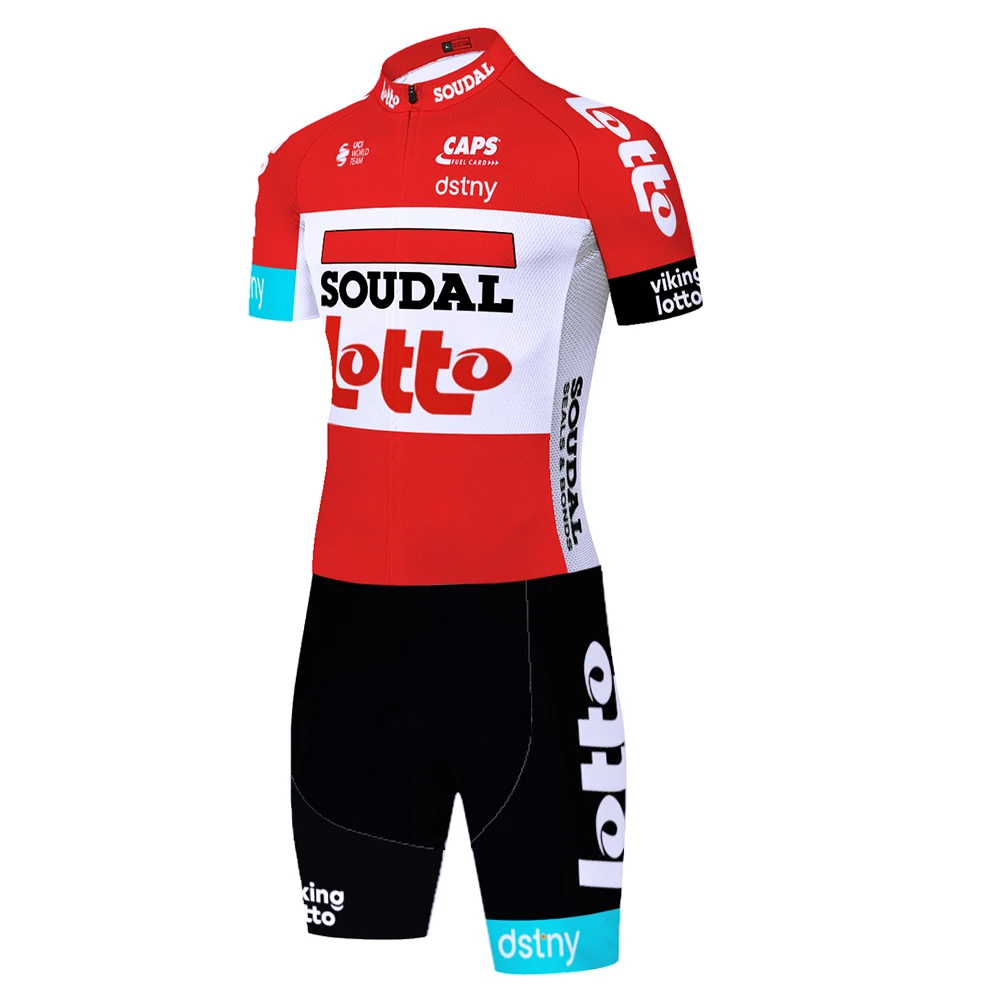 2023 lotto soudal triathlon skinsuit комплект женской одежды Одежда для велоспорта трикотажная
