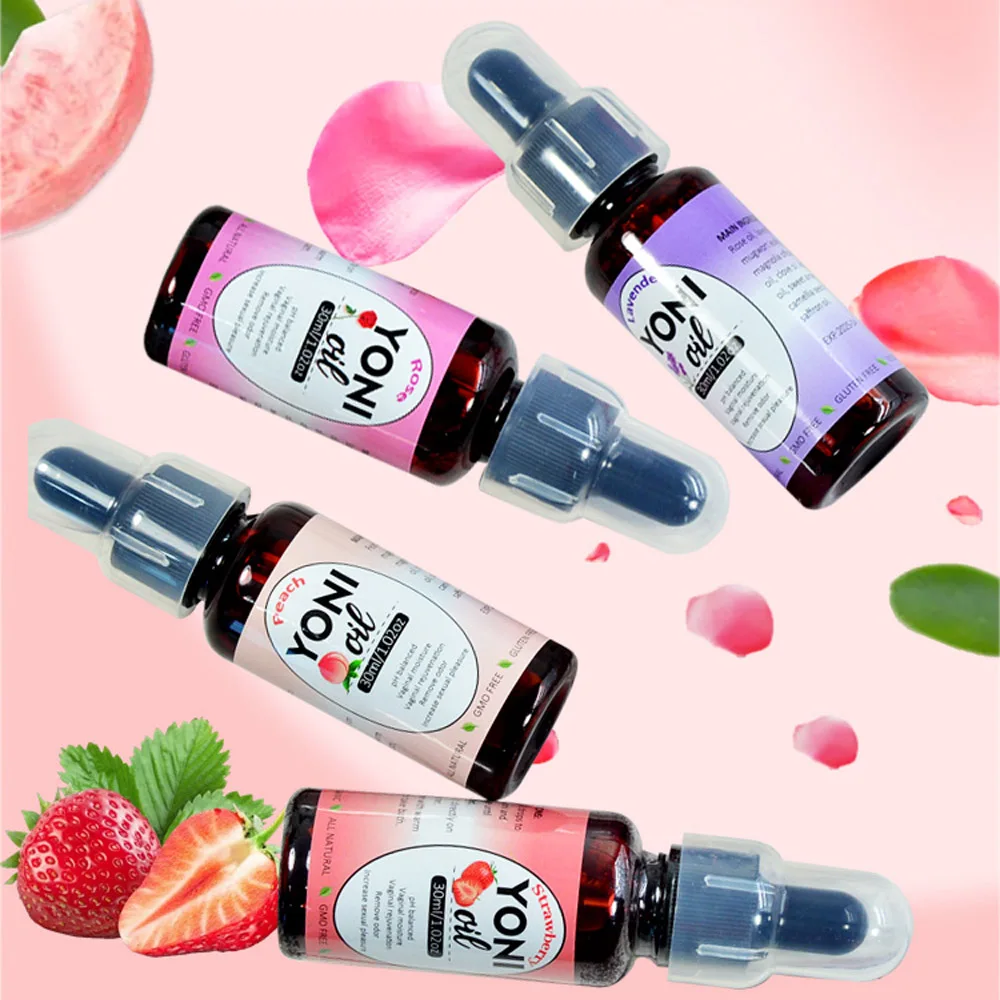 

2x30ml Organic Peach Yoni Essential Oil Vaginal pH balanced Regular menstrual cycle All Natural Feminine Care Product No Dyes
