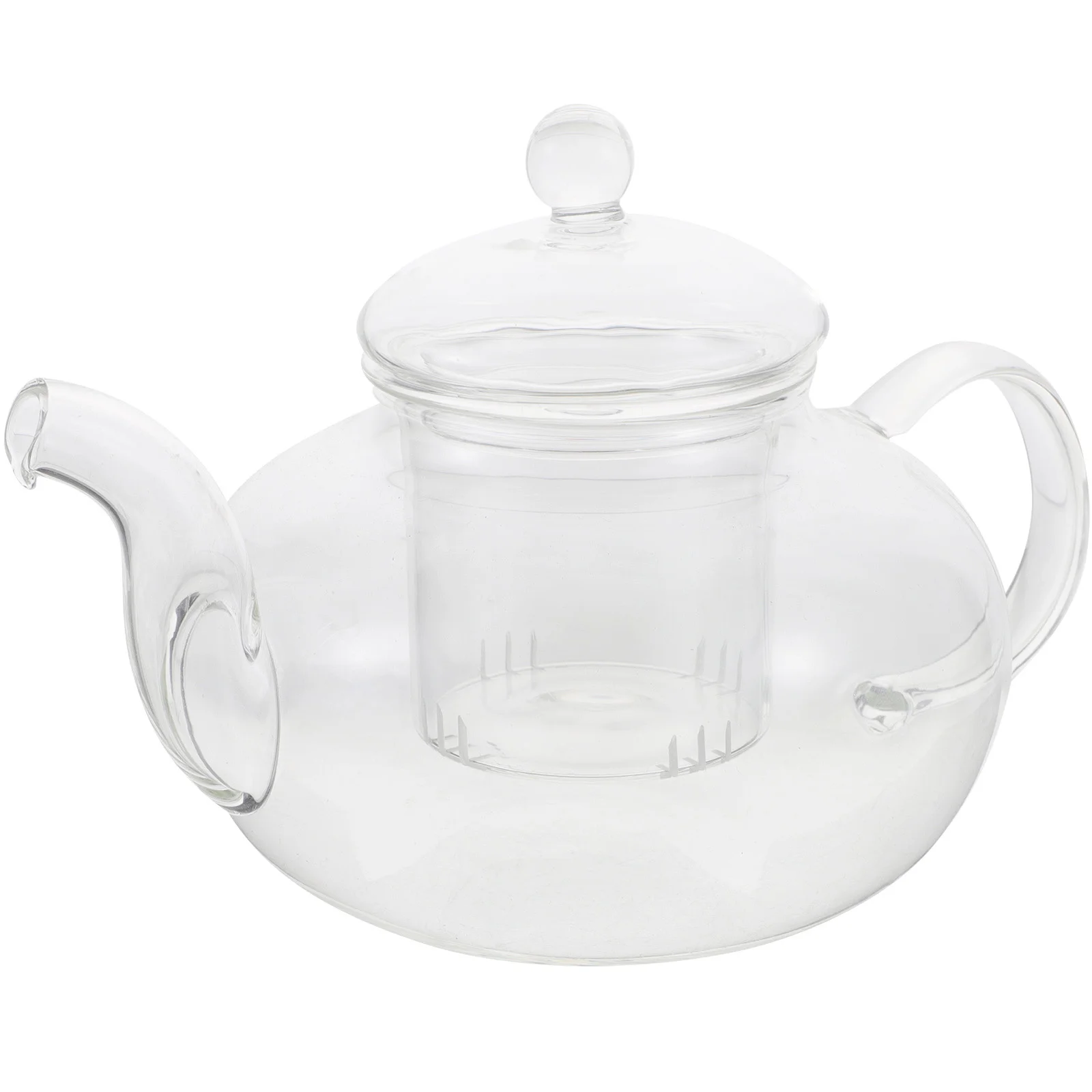 

Glass Teapot Clear Tea Pot Glass Small Teapot Coffee Pot Boiling Tea Ware Glass Tea Kettle for Tea House Kitchen