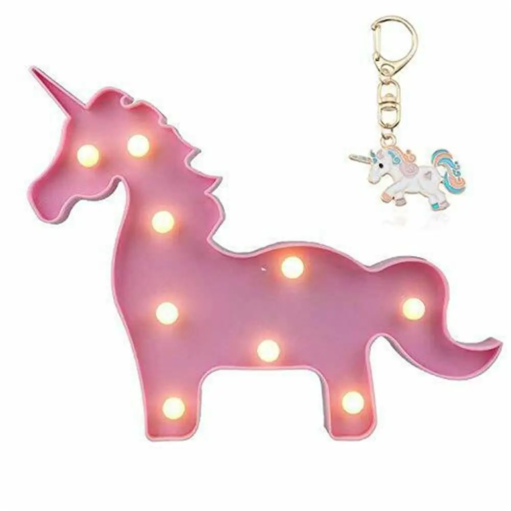 

Cute Cartoon Horse-shaped Night Light Battery Powered Scratch Resistant Led Desk Lamp For Kids Bedroom Decoration Holiday Gifts