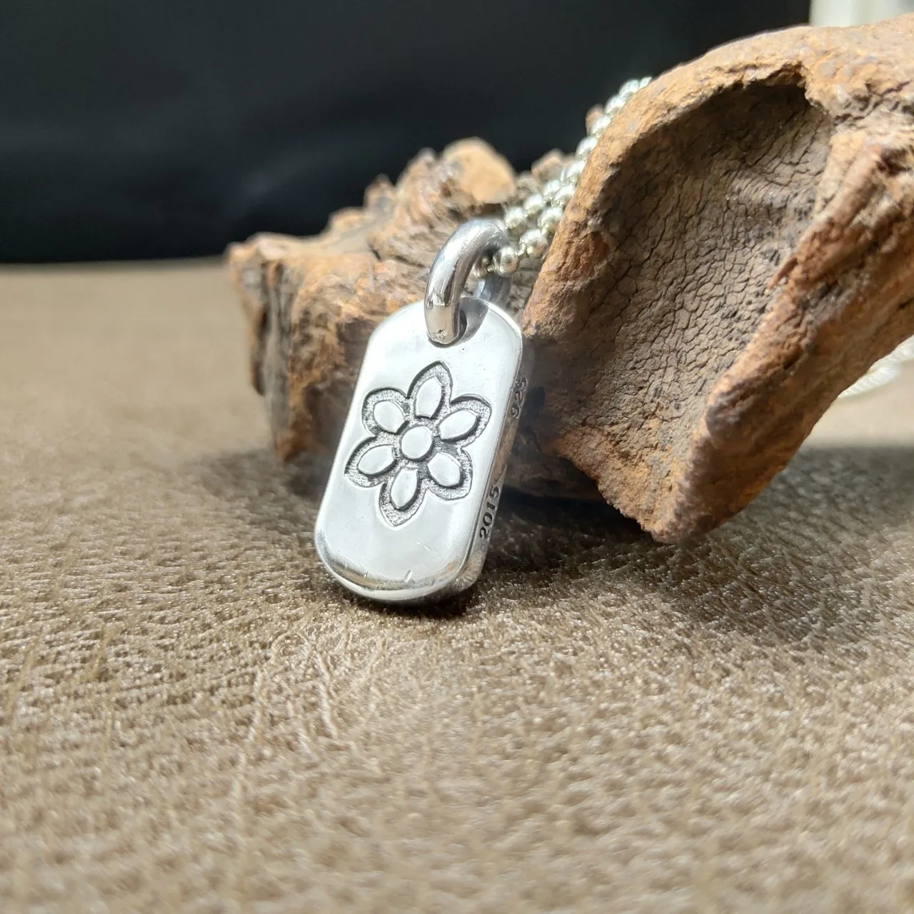 Корейская версия военная подвеска в виде цветка вишни из чистого серебра S925