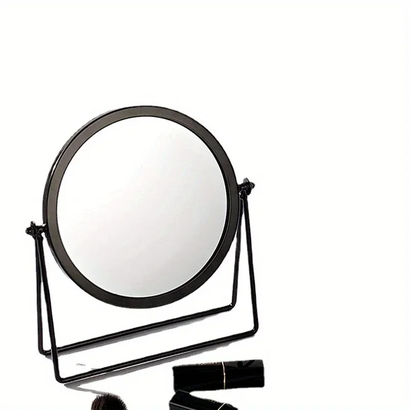 Утилизация 1 шт. портативное вращающееся круглое зеркало для туалетного столика