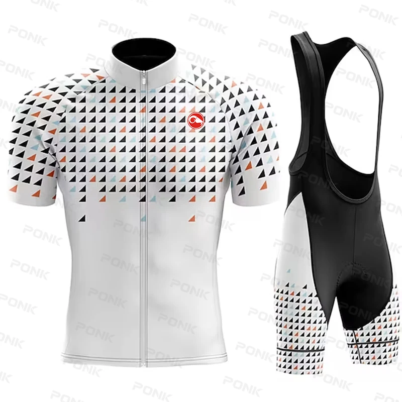 

Новинка 2023, летний мужской комплект из Джерси для велоспорта, дышащая велосипедная одежда с коротким рукавом для горного велосипеда, комплект униформы для триатлона