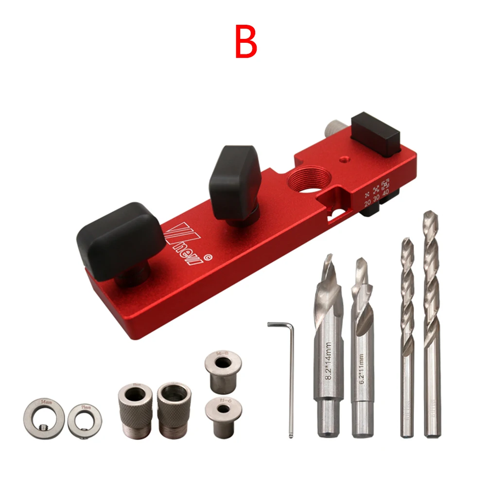 Направляющая для сверла из алюминиевого профиля, локатор пуансона, профильное сверло с одним отверстием для профилей 2020, 3030, 4040, 2040, инструмент для перфорации и сверления