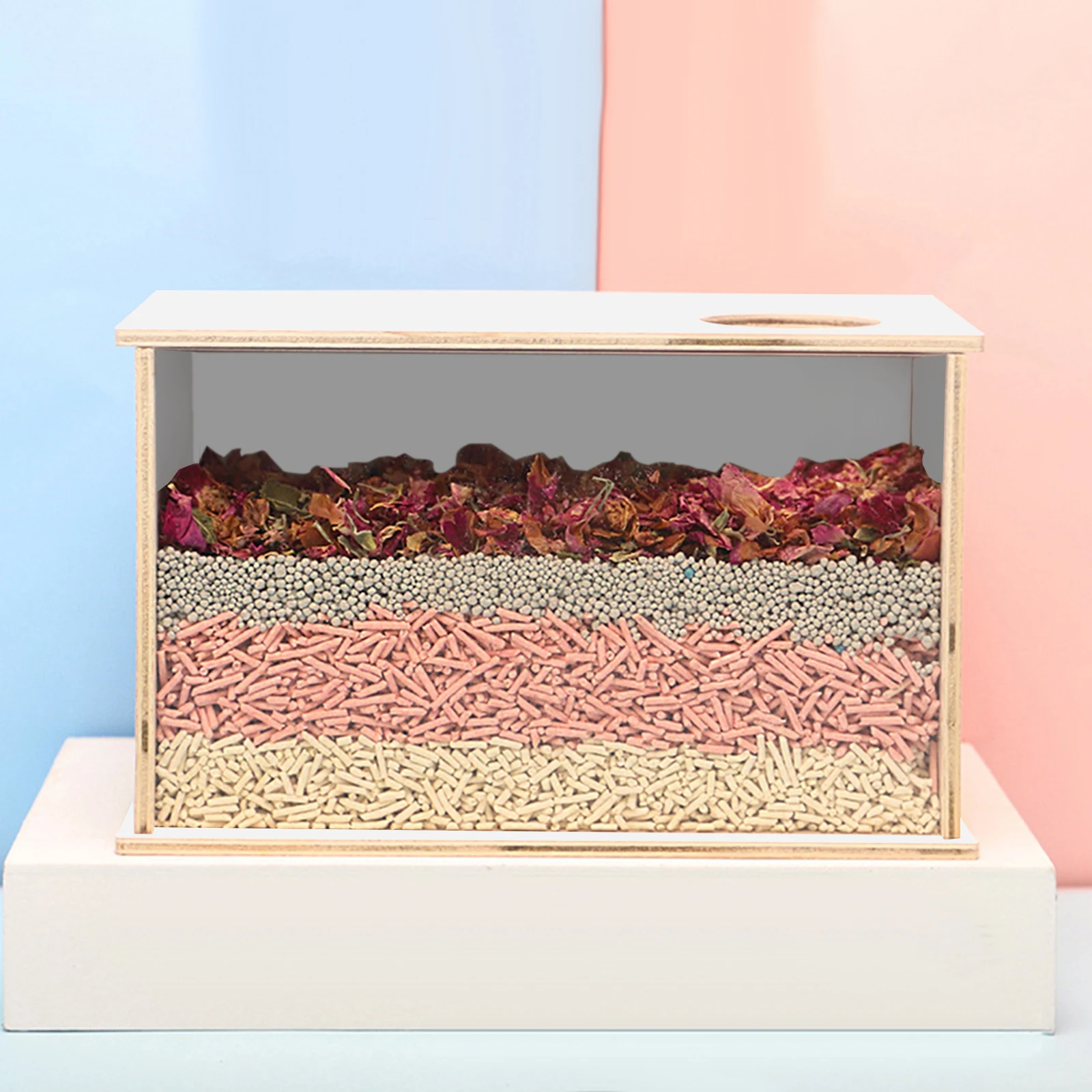 Деревянная коробка для копания хомяка спокойная марка большой размер играющая в