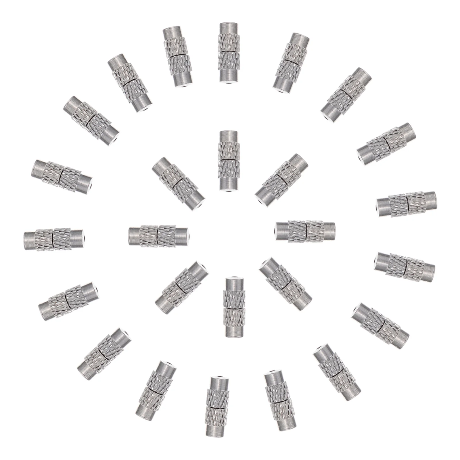 

50 Pcs Tool Jewelry Link Buckle Laces Crafts Elastic Copper Screw Clasp