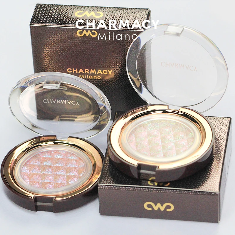 

CHARMACY Luxury Long Lasting Shiny Glitter Chameleon Eyeshadow Duochrome Vegan Highlighter Eye Shadow for Women Mekeup Cosmetic