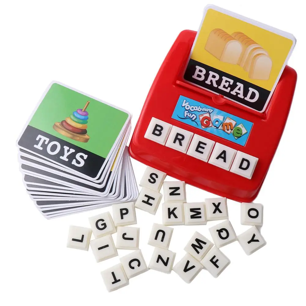 

Educational Reading English Spelling Game Sight Words Matching Letter Game Wooden Letters Card Match Game English Alphabet