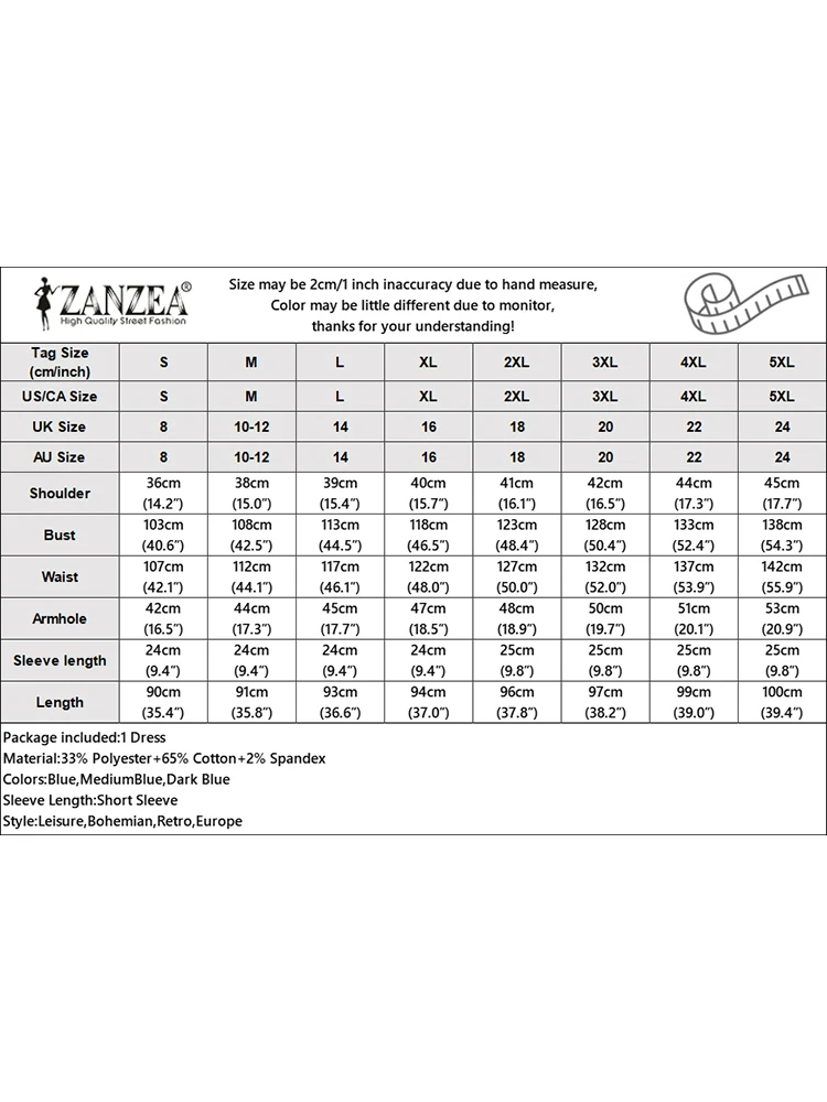 Стильное летнее джинсовое синее платье ZANZEA женский сарафан с лацканами и