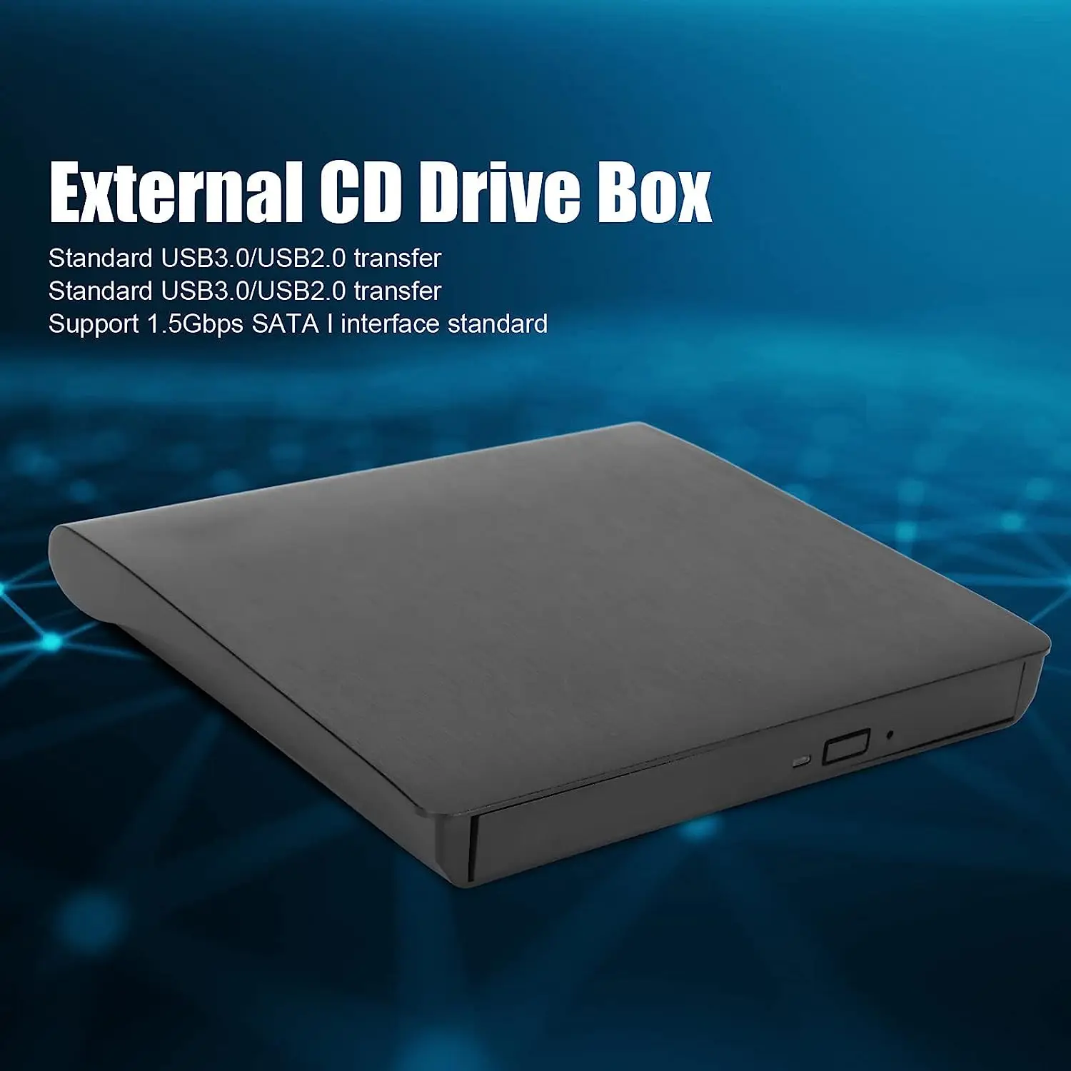

Unidade de DVD externa para notebook portátil de 5 Gbps leitor de unidade óptica USB 3.0 SATA DVD RW modo de suspensão de e