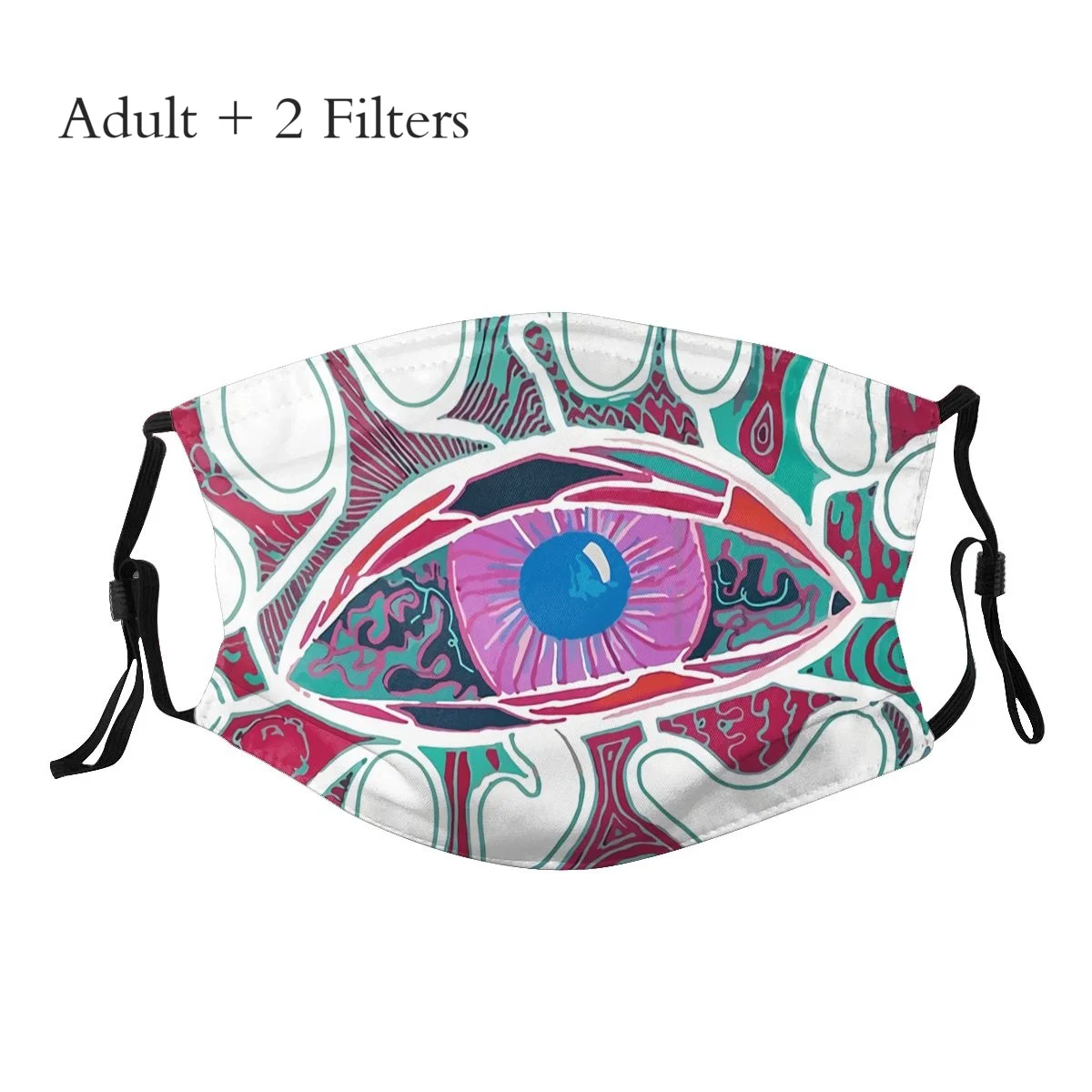 

Eyeball Adulte Mask Lucid Dream Eye Breathable Creative Party Cosplay Muffle Anti Dustproof With Filters