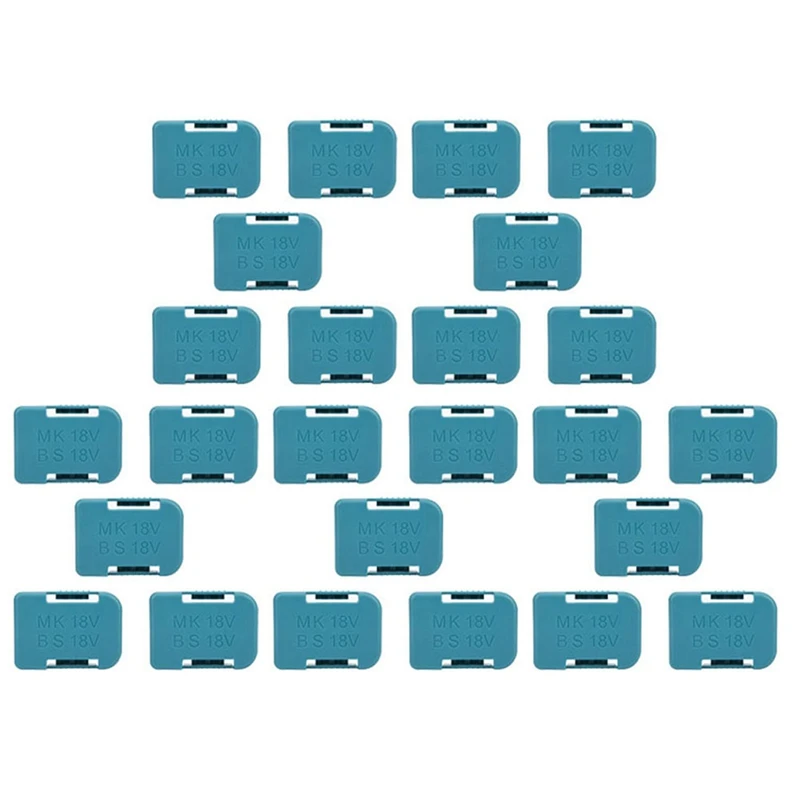 

Стеллаж для хранения аккумуляторов Makita, держатель для аккумуляторов 18 в, фиксирующие устройства (синий), 25 шт.