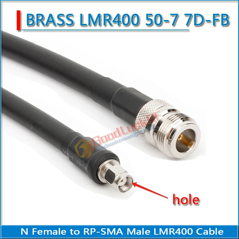 Высококачественная перемычка с коаксиальным косичкой L16 N мама на SMA папа RG8 RG8U RG8/U