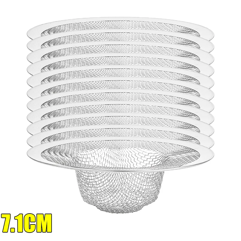 Фильтр для раковины из нержавеющей стали, кухня, ванная комната, сливная сетка для пола, уплотнительная крышка для защиты от вредителей, домашний сетчатый фильтр, пробка, отверстие для отходов