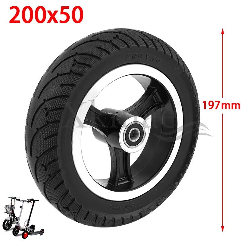 

200X50 non-pneumatic tires for Speedway Mini 4 Pro Solid tire wheel scooters Ruima Mini 4 PRO replacement parts 200X50 non-pneu